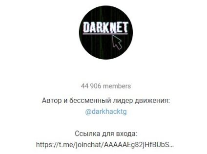 Телеграмм Darknet