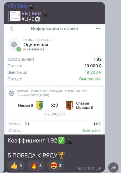 Aleksandr Bets ставки