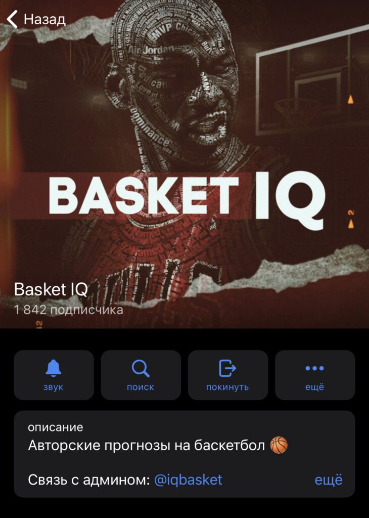 Basket IQ телеграмм