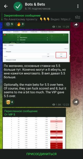 Bots & Bets прогнозы