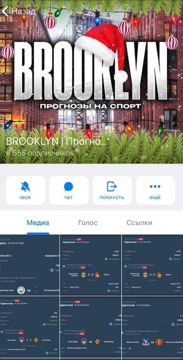 BROOKLYN Прогнозы на спорт телеграмм