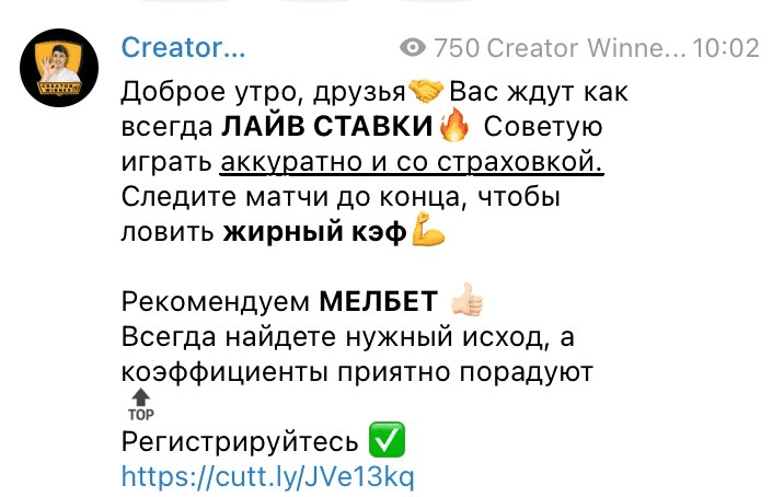 creator winner отзывы