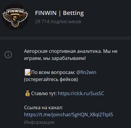 finwin информация о канале