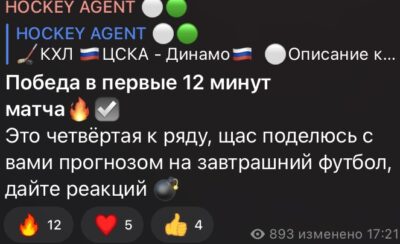 HOCKEY AGENT статистика