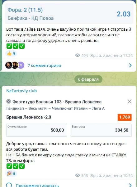 Как работает каппер NeFartoviy club