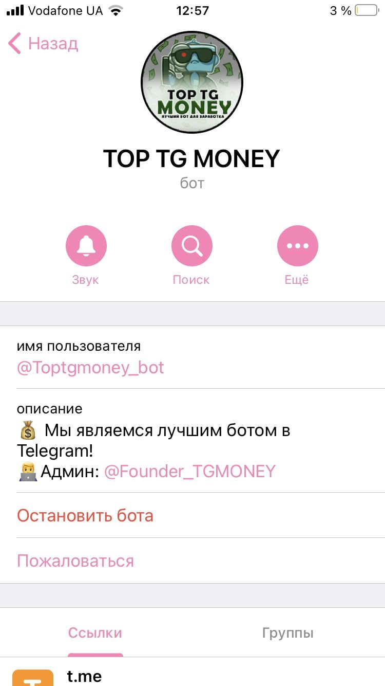 Top tg money - Телеграмм бот для заработка