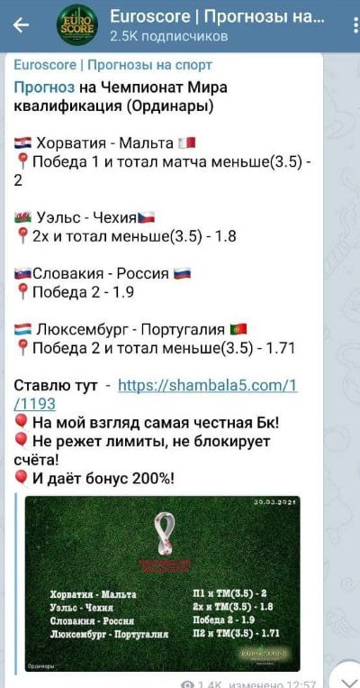 Прогнозы от EUROSCORE