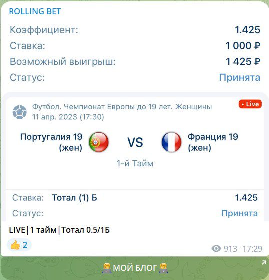 Проект Rolling Bet