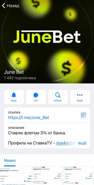 June Bet телеграмм