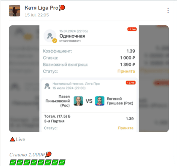 катя liga pro