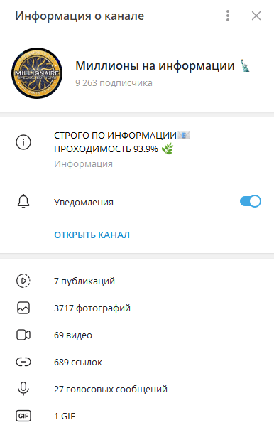 миллионы на информации отзывы телеграм