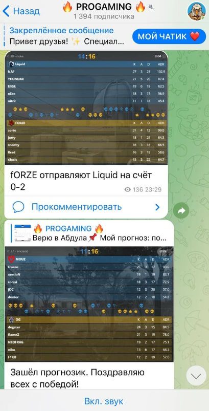 PROGAMING ставки