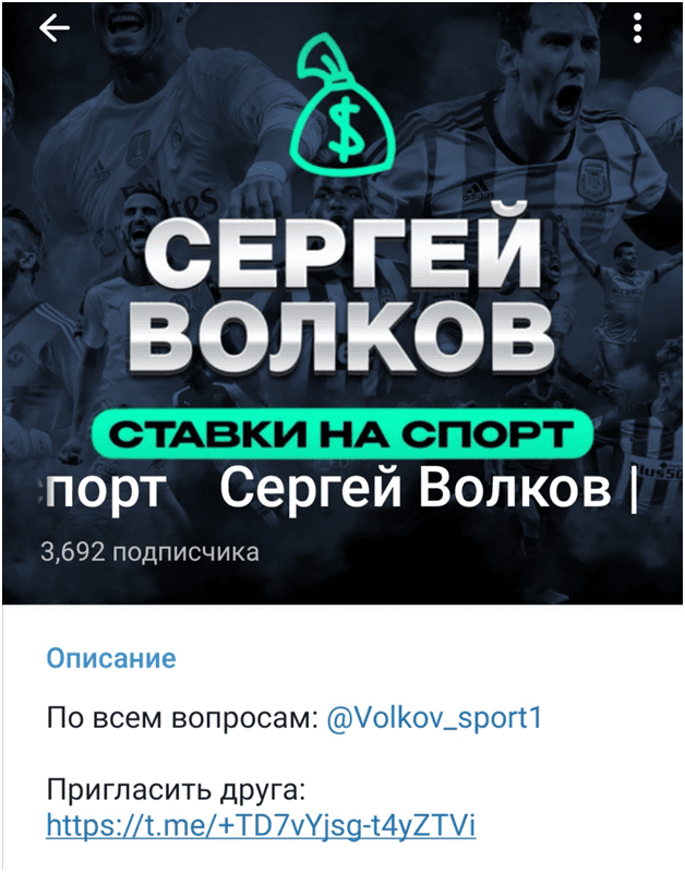 Сергей Волков Ставки на спорт