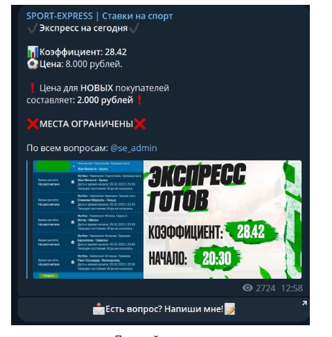 Sport Express Бориса Кольцова прогнозы