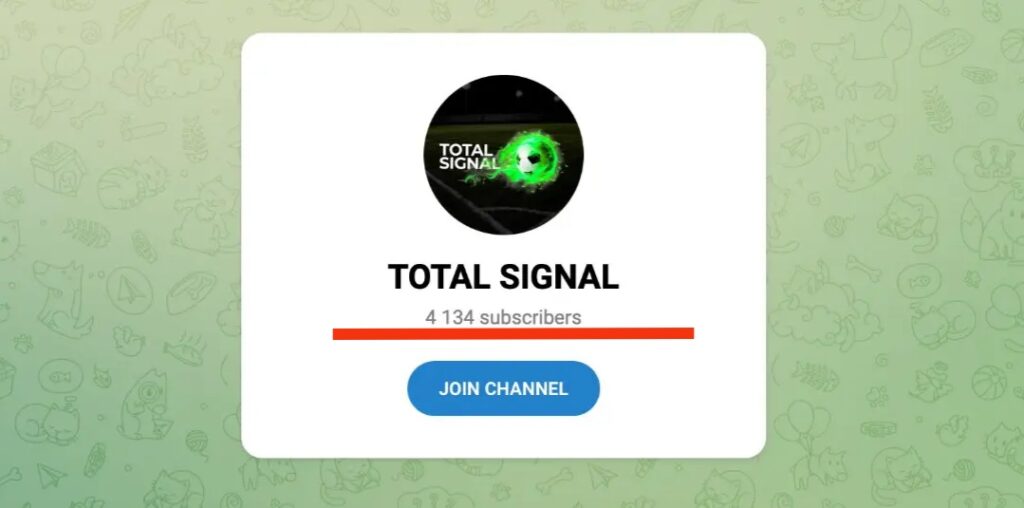 TOTAL SIGNAL телеграмм