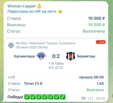 Woman Capper статистика